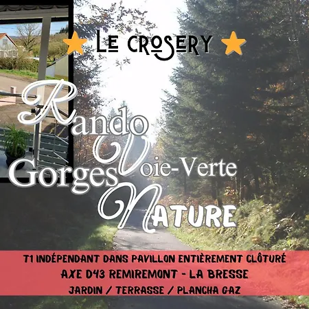Le Crosery Clim Rando Ski Bbq Voie Verte Thiéfosse Buitenkant foto