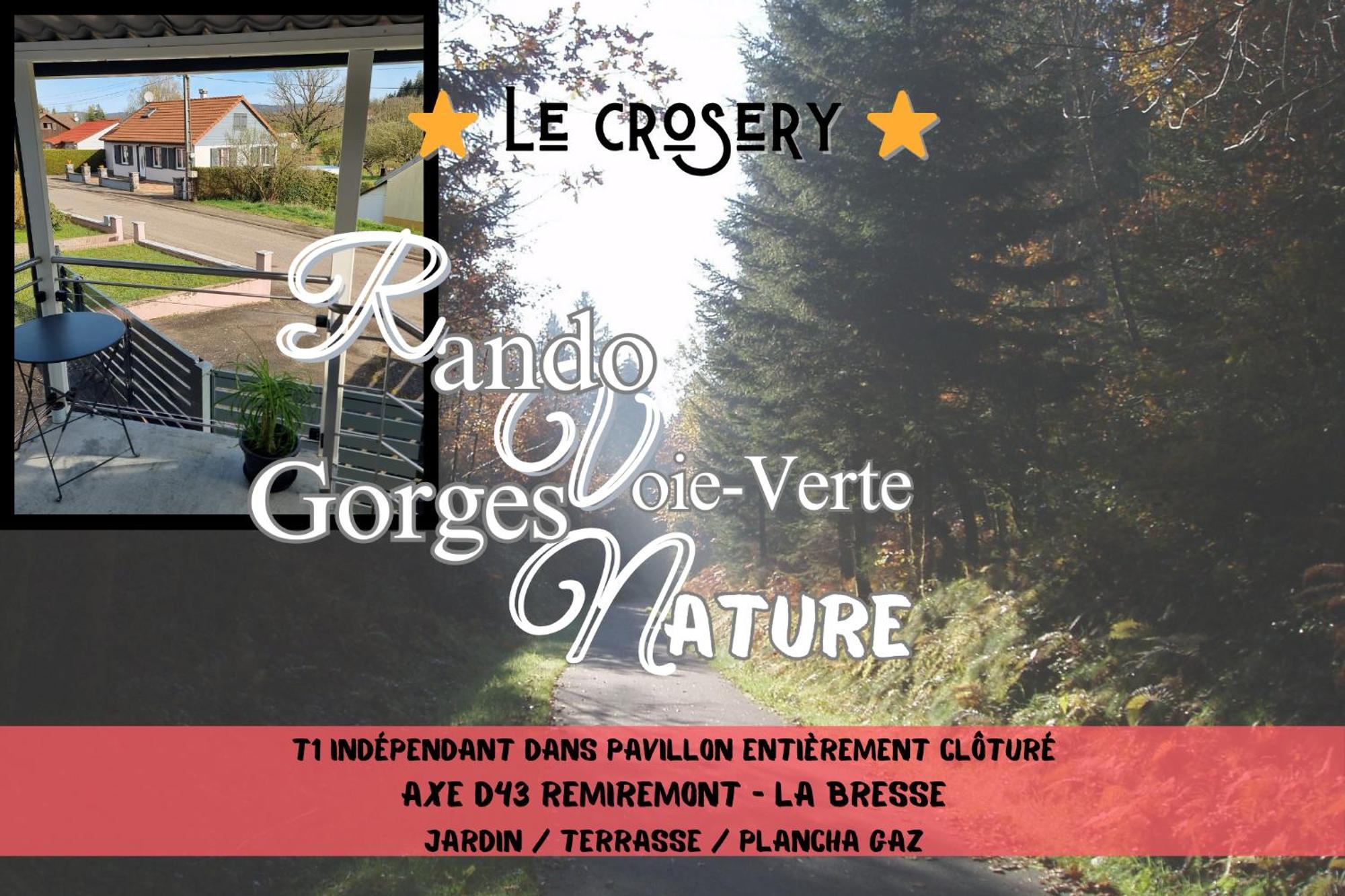Appartement Le Crosery Clim Rando Bbq Voie Verte